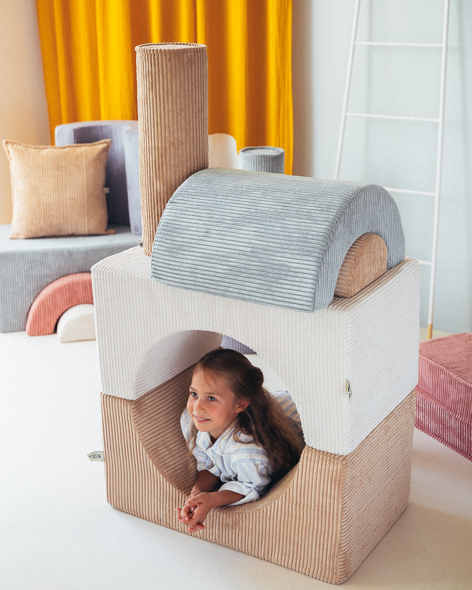 Minkšti žaidimų kaladėlės „Brown Sugar Rainbow Playset“, Wigiwama