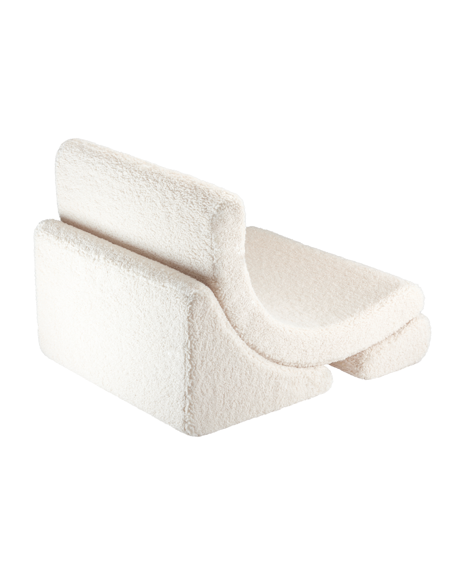 Poilsio kėdė „Cream White Moon Chair“, Wigiwama