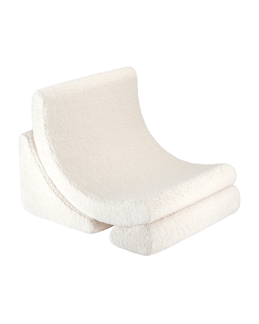 Poilsio kėdė „Cream White Moon Chair“, Wigiwama
