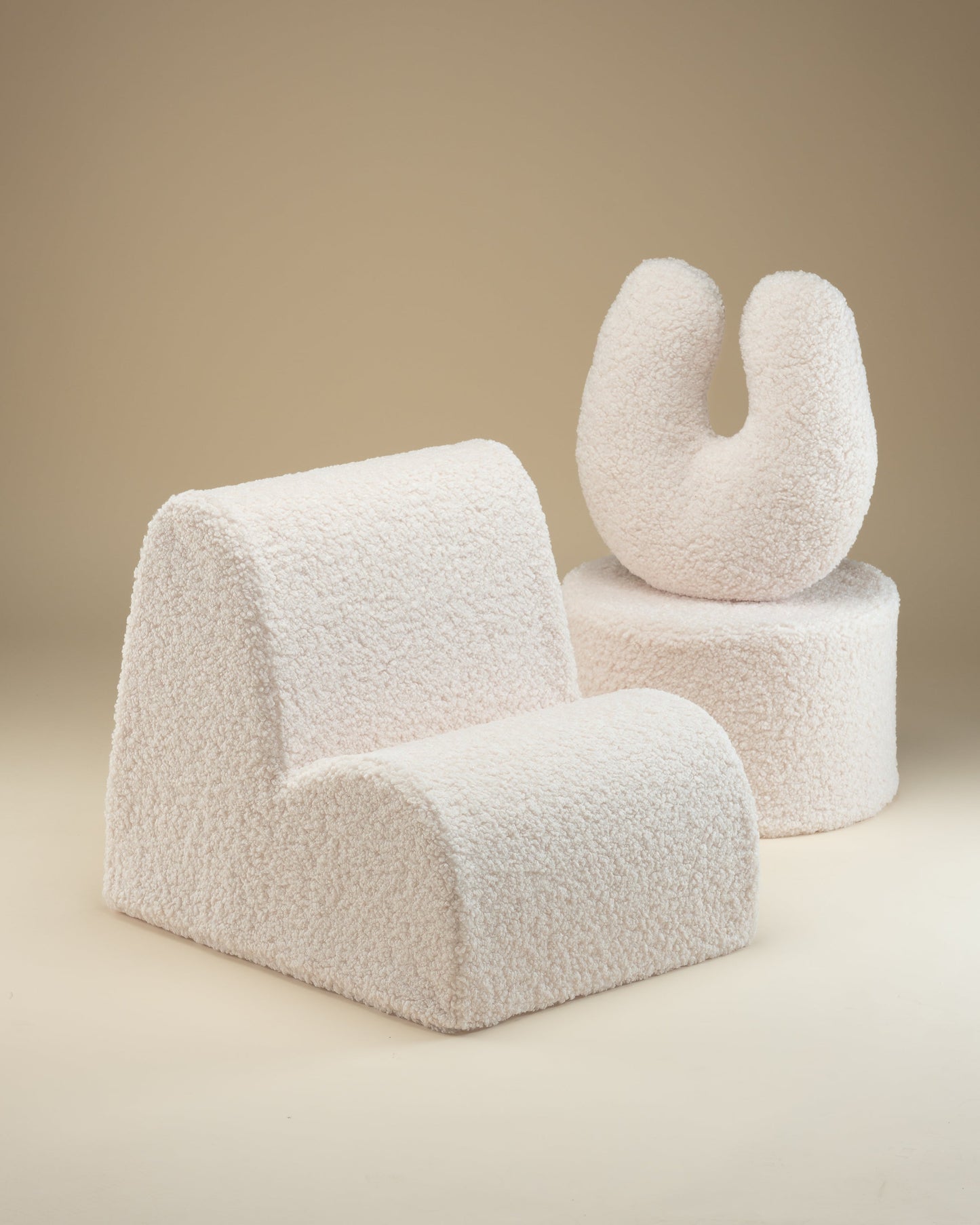 Spilvens Cream White U Pillow, Wigiwama
