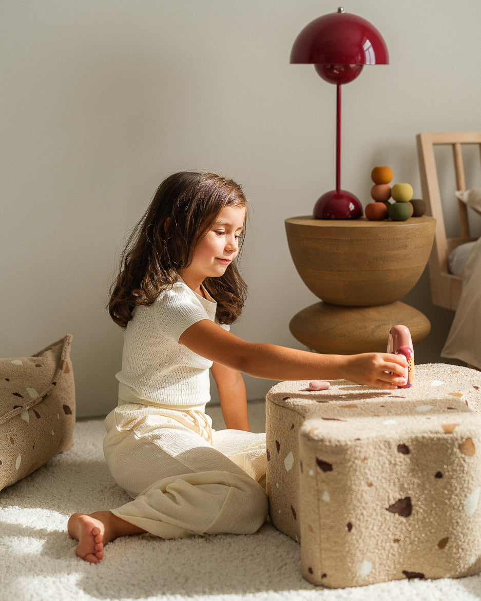 Pouffe Terrazzo smėlio debesies pufas, Vigivama 