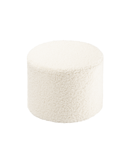 Cream White Pouffe, Wigiwama