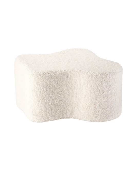 Cream White Cloud Pouffe, Wigiwama 