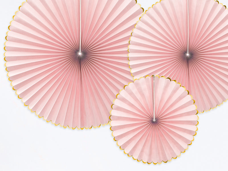 Dekoratīvās rozetes Yummy, rozā, Decorative Rosettes, 23-40 cm