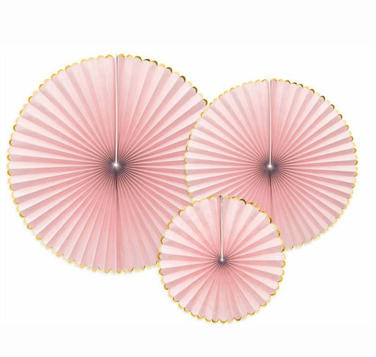 Dekoratīvās rozetes Yummy, rozā, Decorative Rosettes, 23-40 cm
