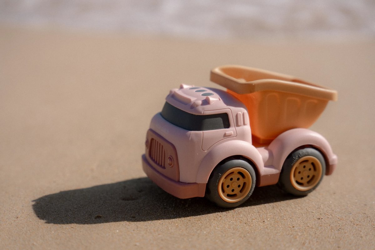 Pludmales smilšu auto Ocean Dreams Pink, Dump Truck, Little Dutch, LD2014368
