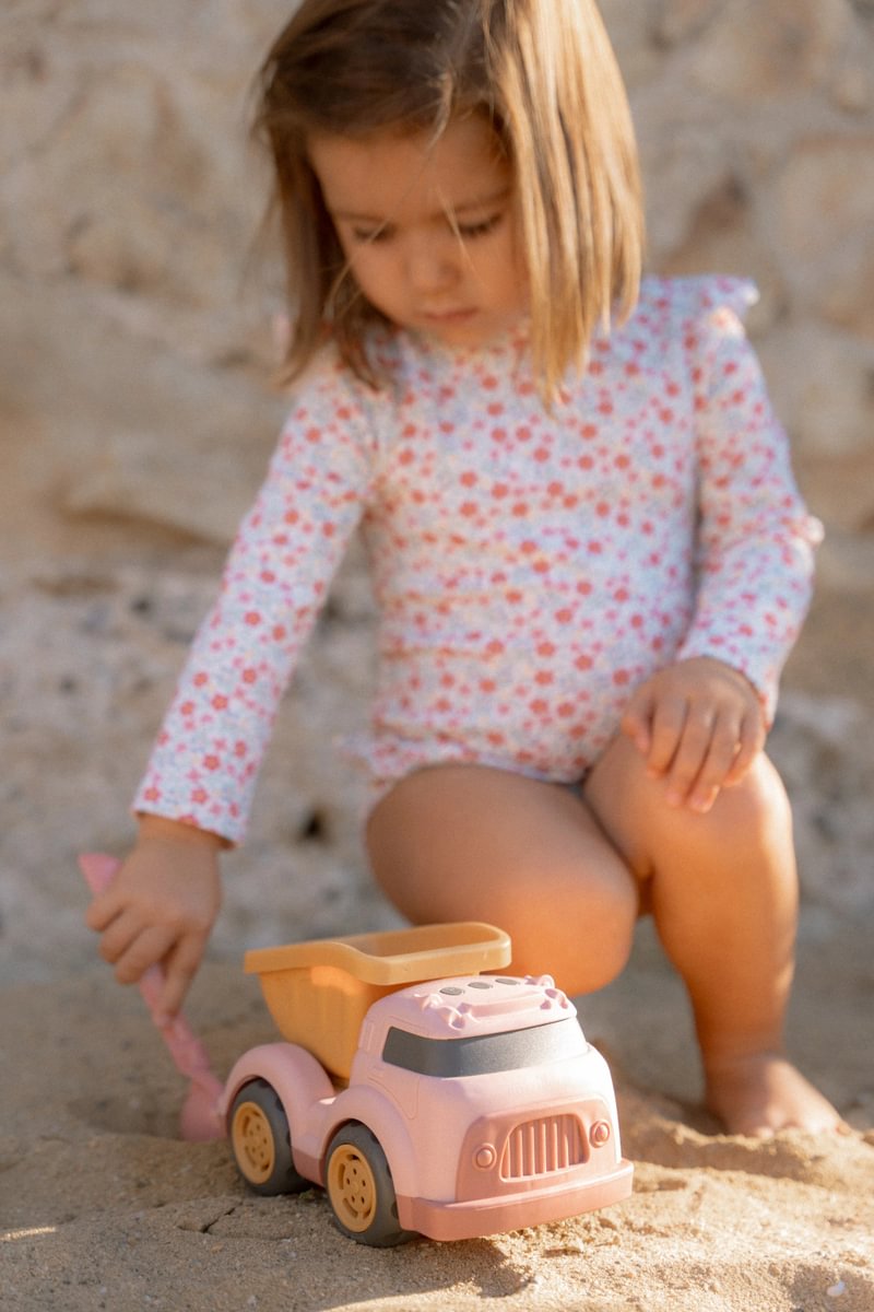 Pludmales smilšu auto Ocean Dreams Pink, Dump Truck, Little Dutch, LD2014368