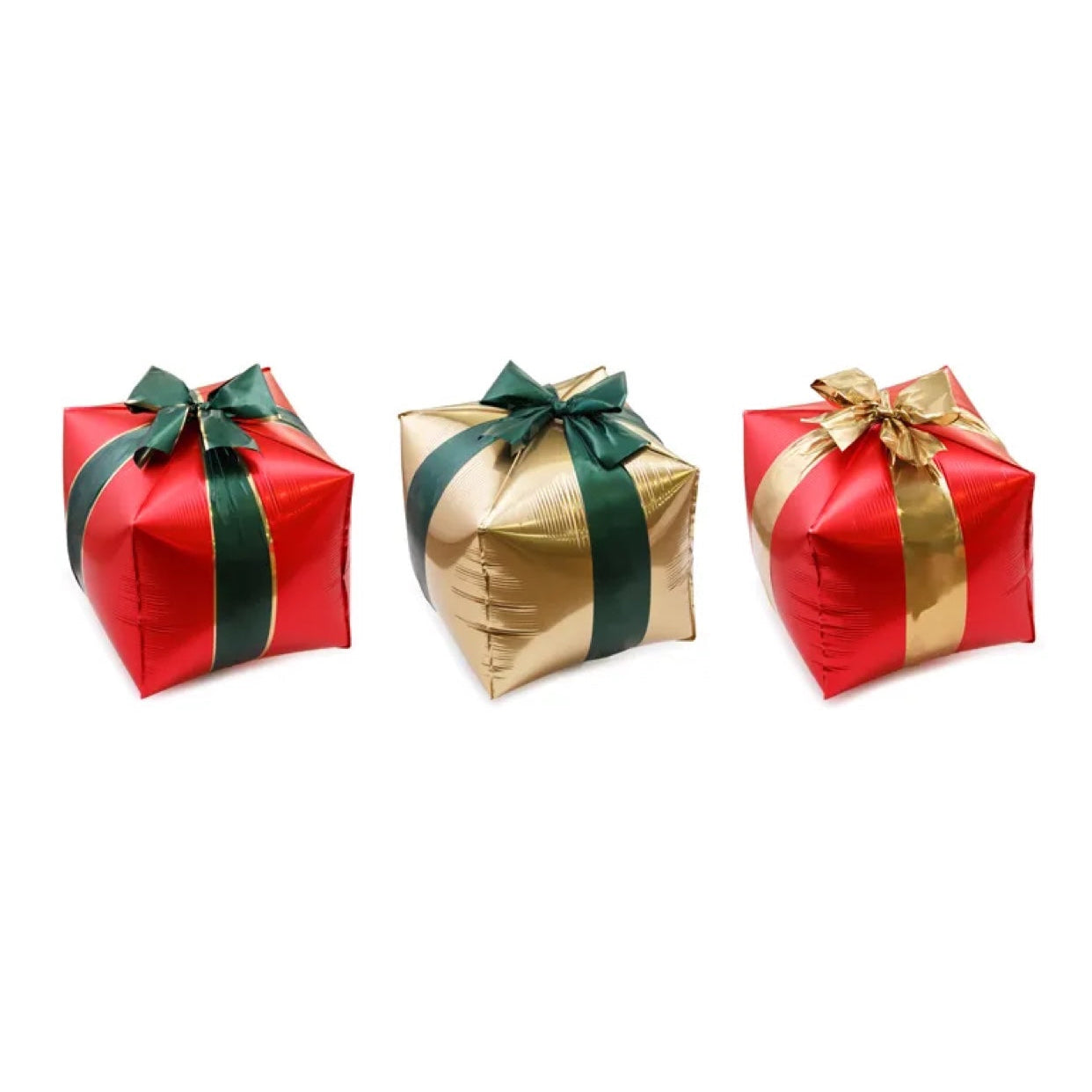 Dekoratīvie Ziemassvētku baloni Dāvanas, Foil Balloon Gift Boxes, 34 x 36 cm, Party Deco, FB313