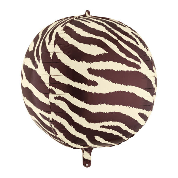 Folija balons Zebra Stripes Balloon, 75cm, Party Deco, FB407