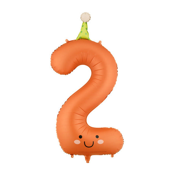 Liels balons cipars 2, oranžs, pildāms ar hēliju vai gaisu, 86cm
Artikuls: FB411T-2