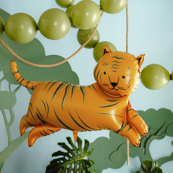 Liels folija balons Tīģeris - pildāms ar gaisu vai hēliju, 104 x 81 cm, FB439