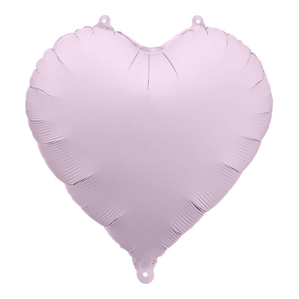 Sirds - folija balons, lillā, 45cm