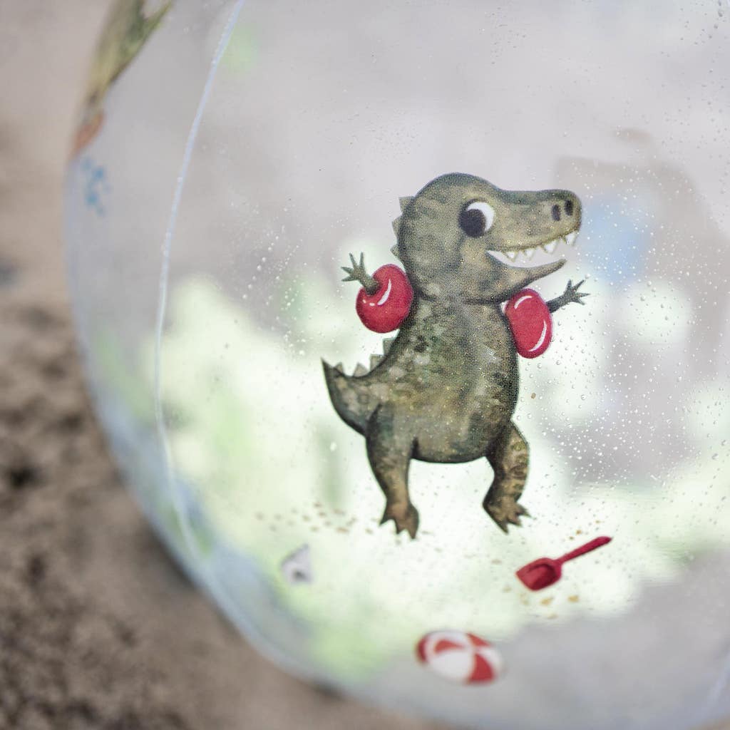 Pludmales bumba Dinozauri Beach ball Alfie - Dino Beach Confetti, Filibabba