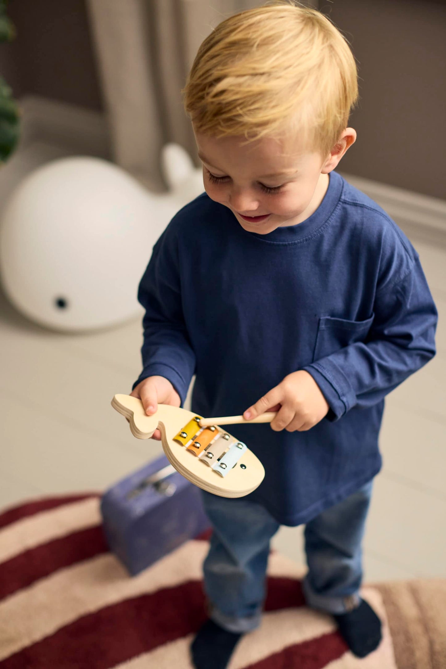 Koka mūzikas instrumentu koferītis, My first wooden toy instruments, Filibabba, FI-03823