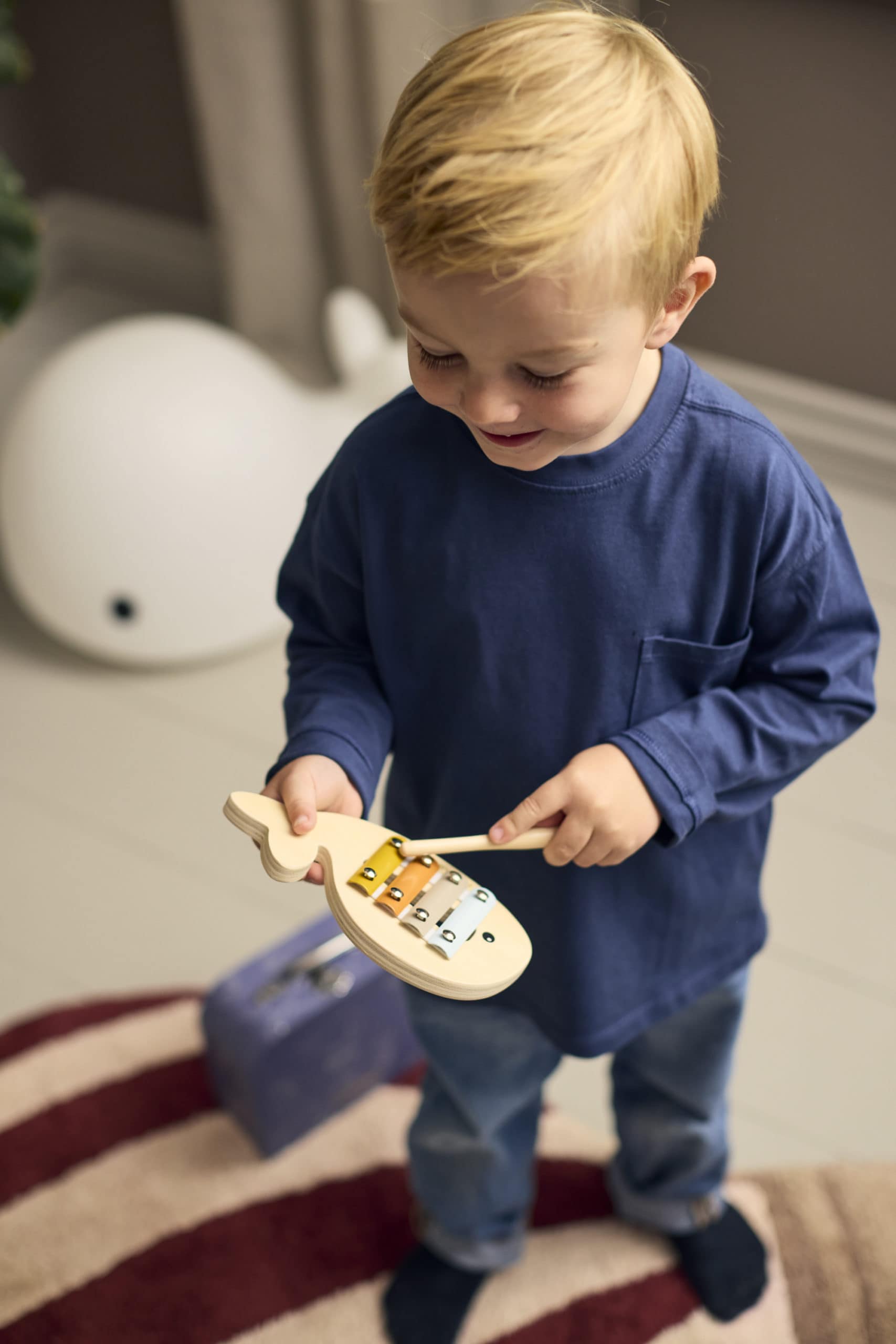 Koka mūzikas instrumentu koferītis, My first wooden toy instruments, Filibabba, FI-03823