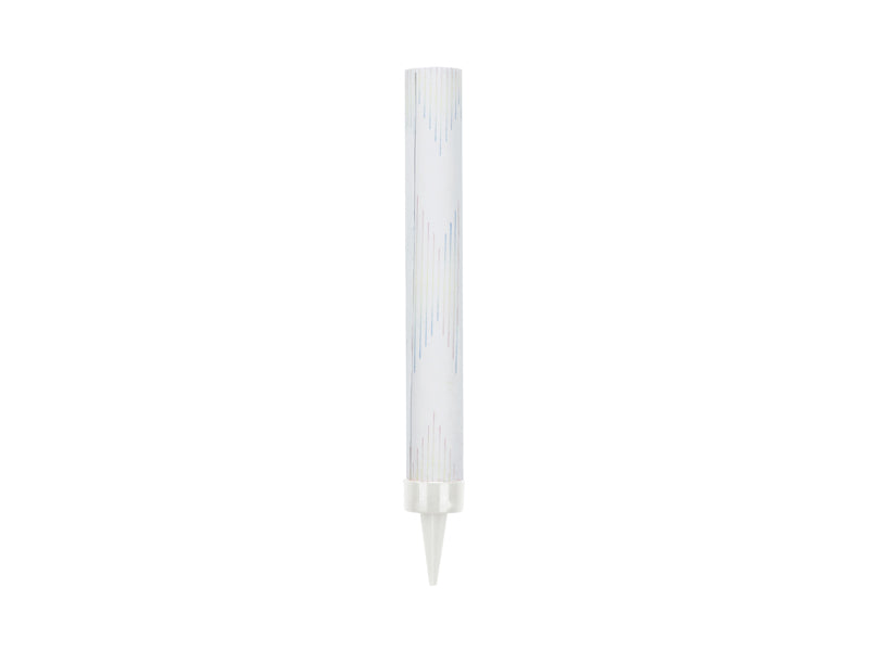 Kūkas svece Strūklaka, Cake Fountain, baltas, 12cm, Party Deco, FT2-12-1