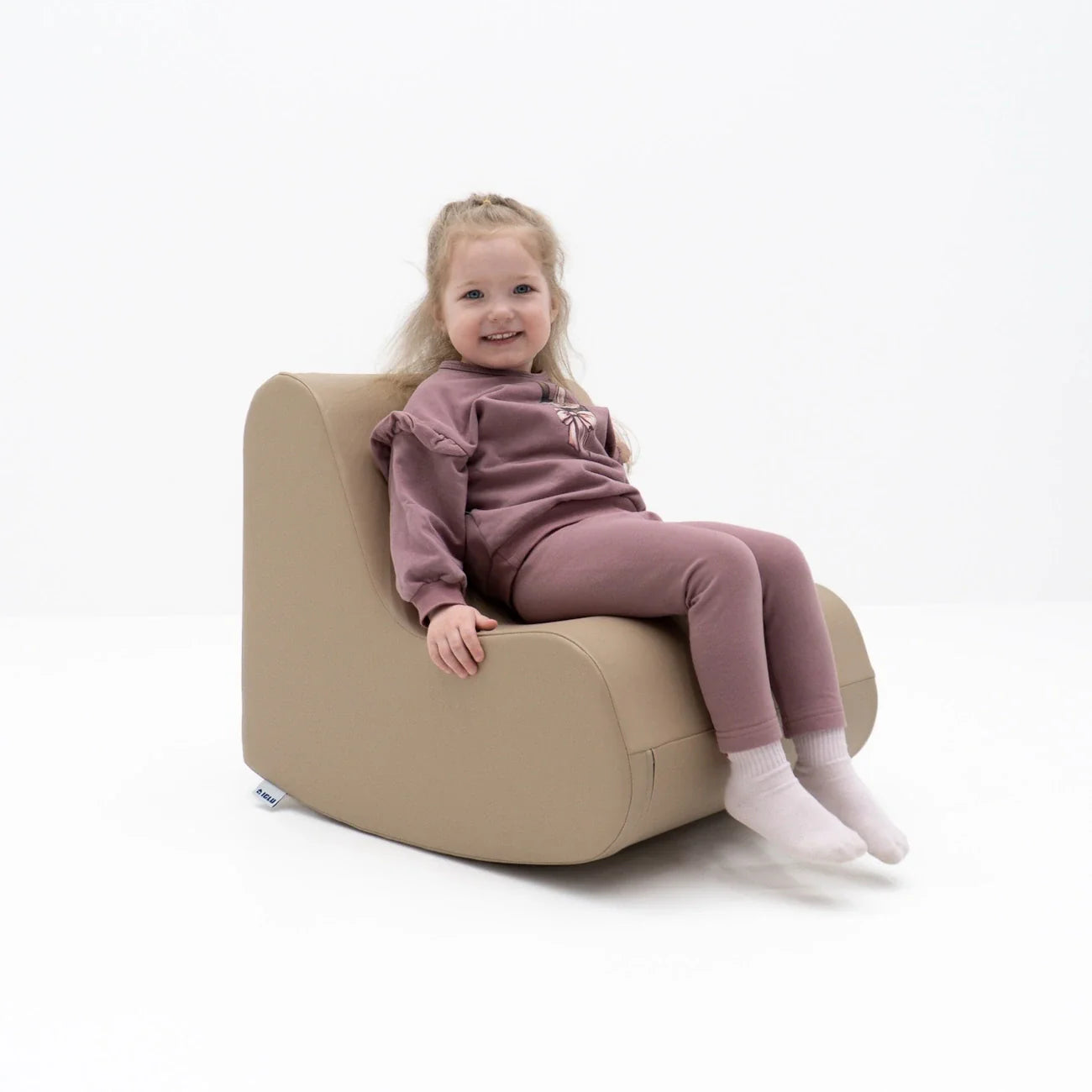 Šūpuļkrēsls Rocking Chair, Building Block Soft Play, IGLU - Beige, bēšs, FT_ROCK_S_08B