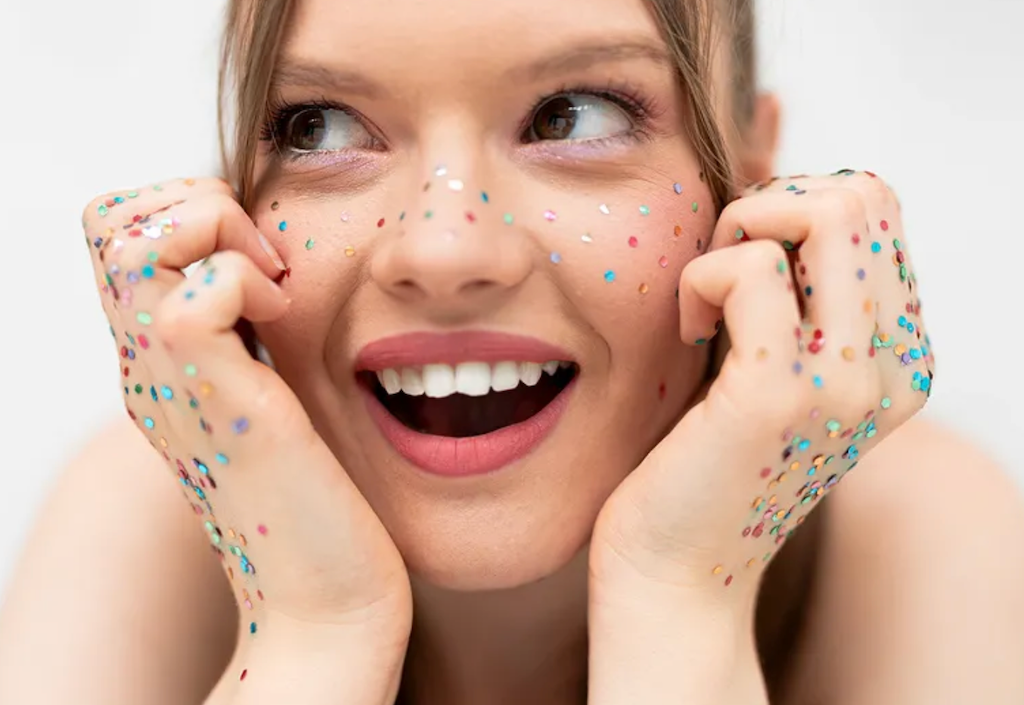 Sejas glitteri Face Glitter- Freckles, Party Deco, GLI1-000, mix