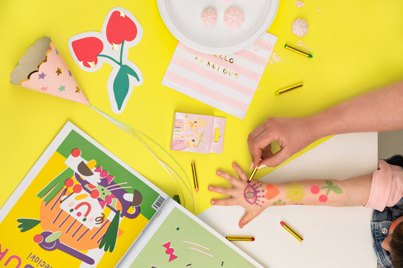 Sejas apgleznošanas krītiņi, neona, Face Paint Crayons, 6gab