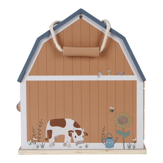 Pārnēsājama leļļu māja Ferma, Portable Doll's House Little Farm, Little Dutch, LD7152