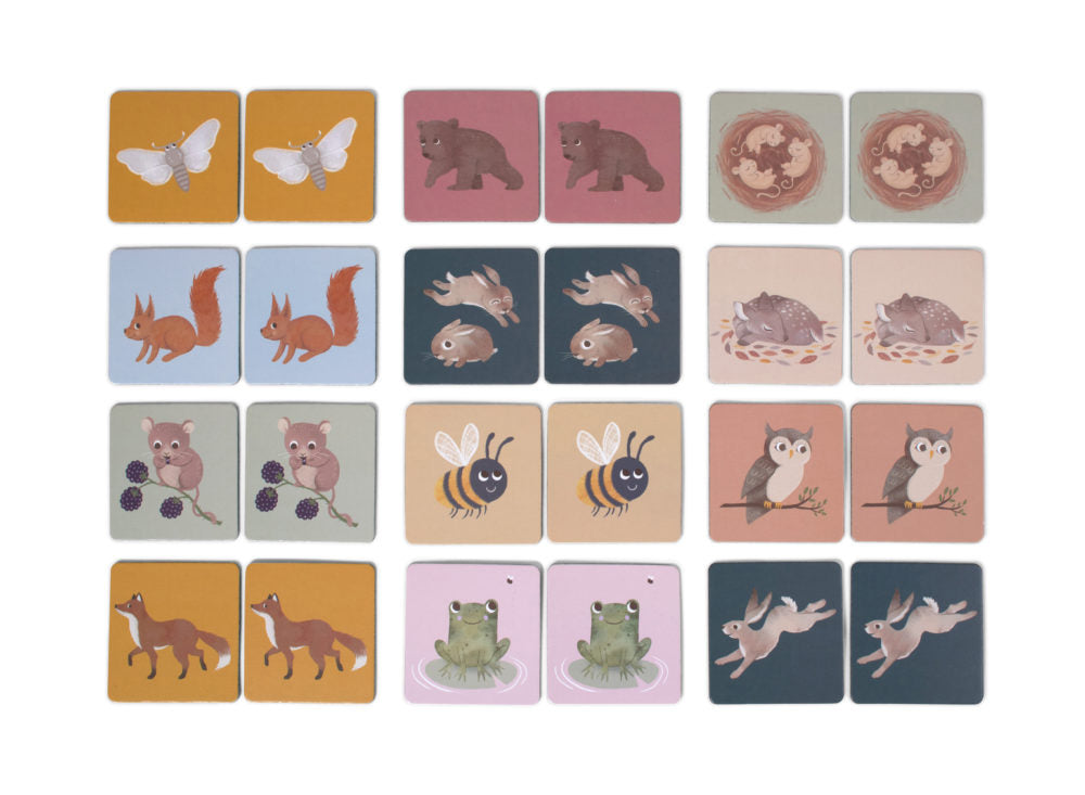 Atmiņas spēle, Memory Game Nordic Animals, Filibabba, FI-02172