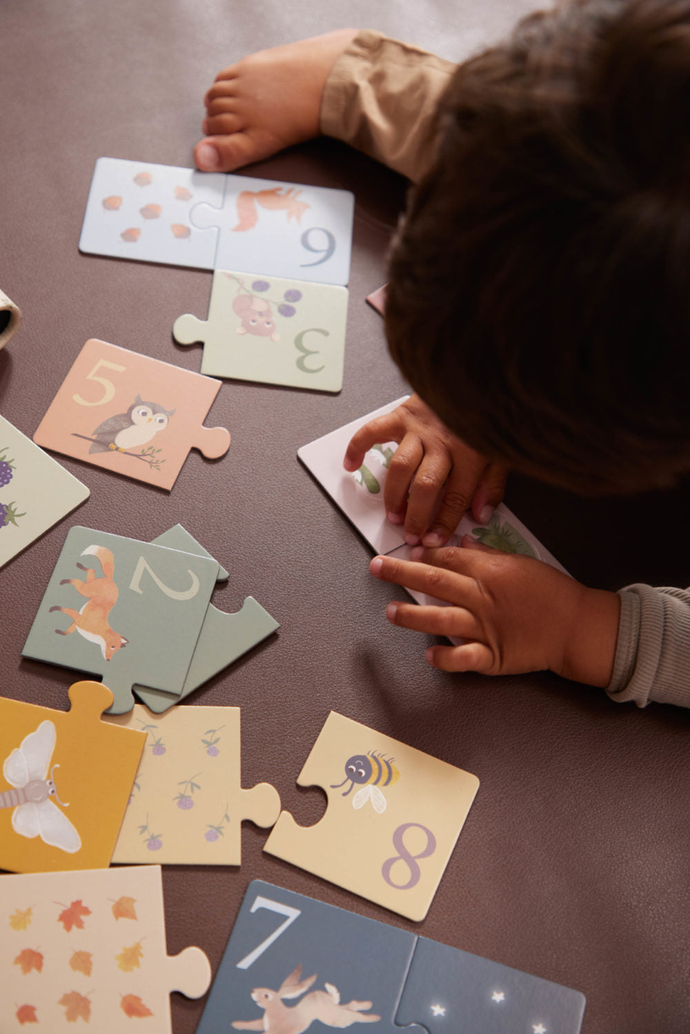Puzle skaitīšanai, Counting Puzzle, Nordic Animals, Filibabba, FI-02174