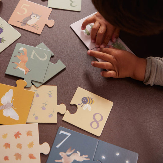 Puzle skaitīšanai, Counting Puzzle, Nordic Animals, Filibabba, FI-02174
