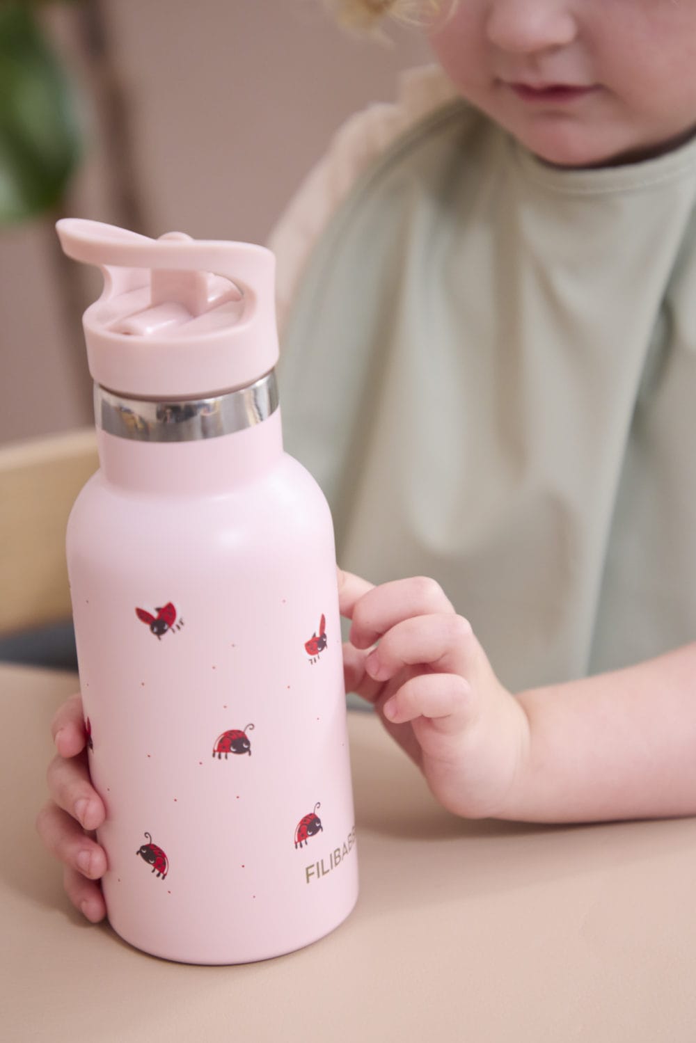 Bērnu ūdens termo pudele Lucky, Stainless Steel Thermo Water bottle, Filibabba, FI-03336