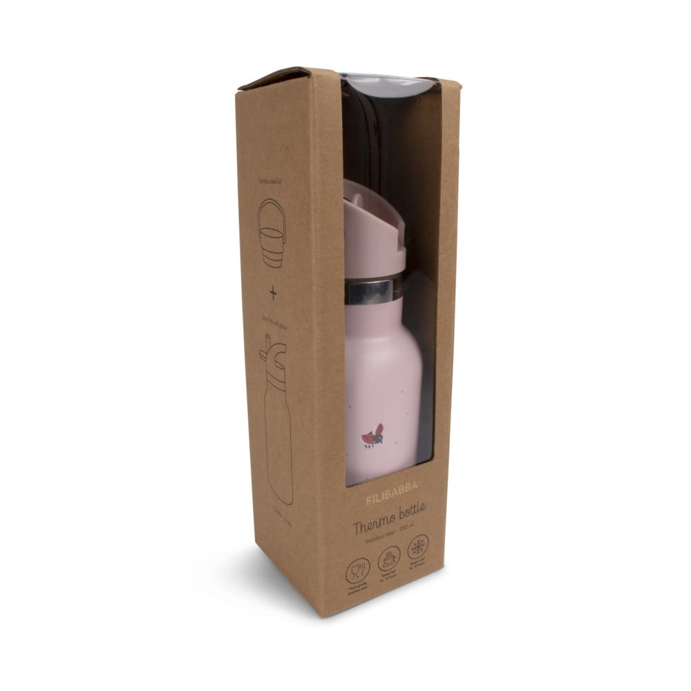 Bērnu ūdens termo pudele Lucky, Stainless Steel Thermo Water bottle, Filibabba, FI-03336