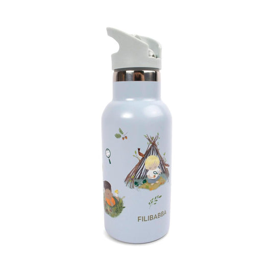 Bērnu ūdens termo pudele Tiny Explorers, Thermo Water bottle, 350ml, Filibabba