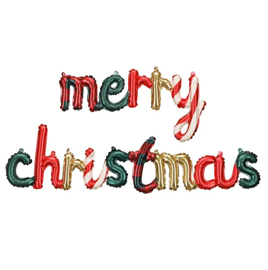 Balonu dekorācija Merry Christmas, 143 x 25 cm