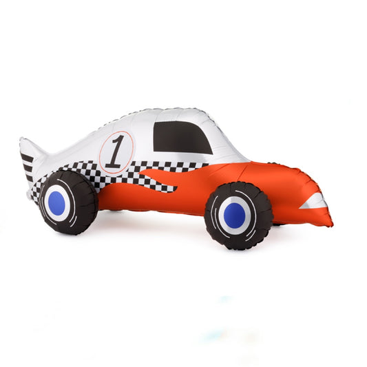 Folija balons Sacīkšu Auto Race Car Balloon - pildāms ar gaisu vai hēliju, 90x34cm,  FB397