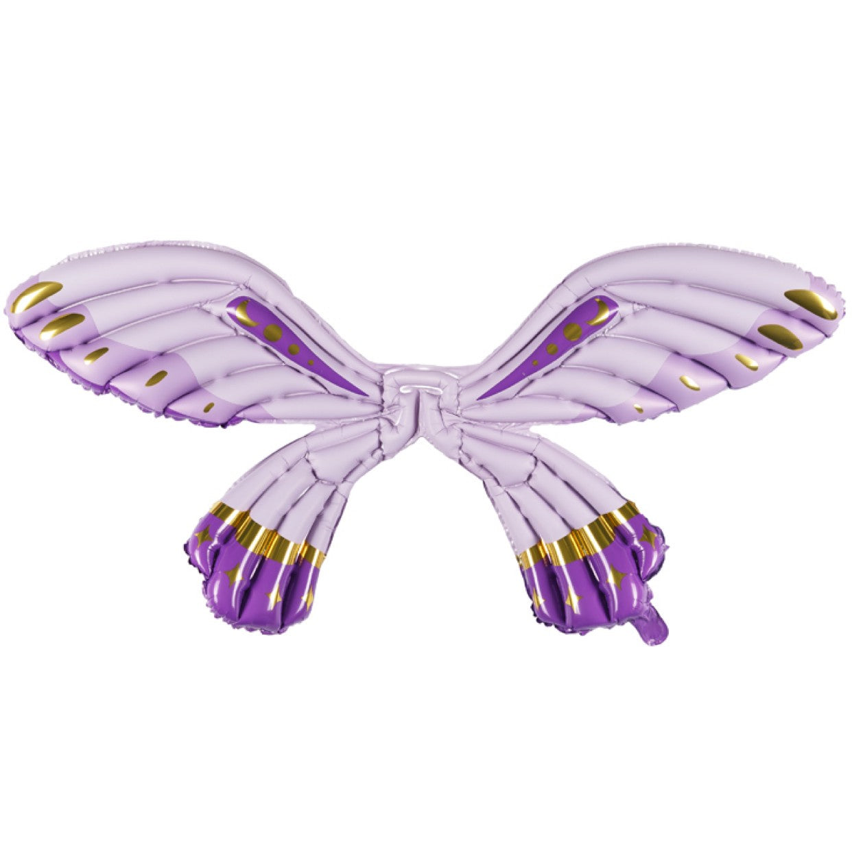 Folija balons Taureņa spārni - pieliekams pie muguras, Butterfly Wings, Purple 102 x 50cm, FBS2