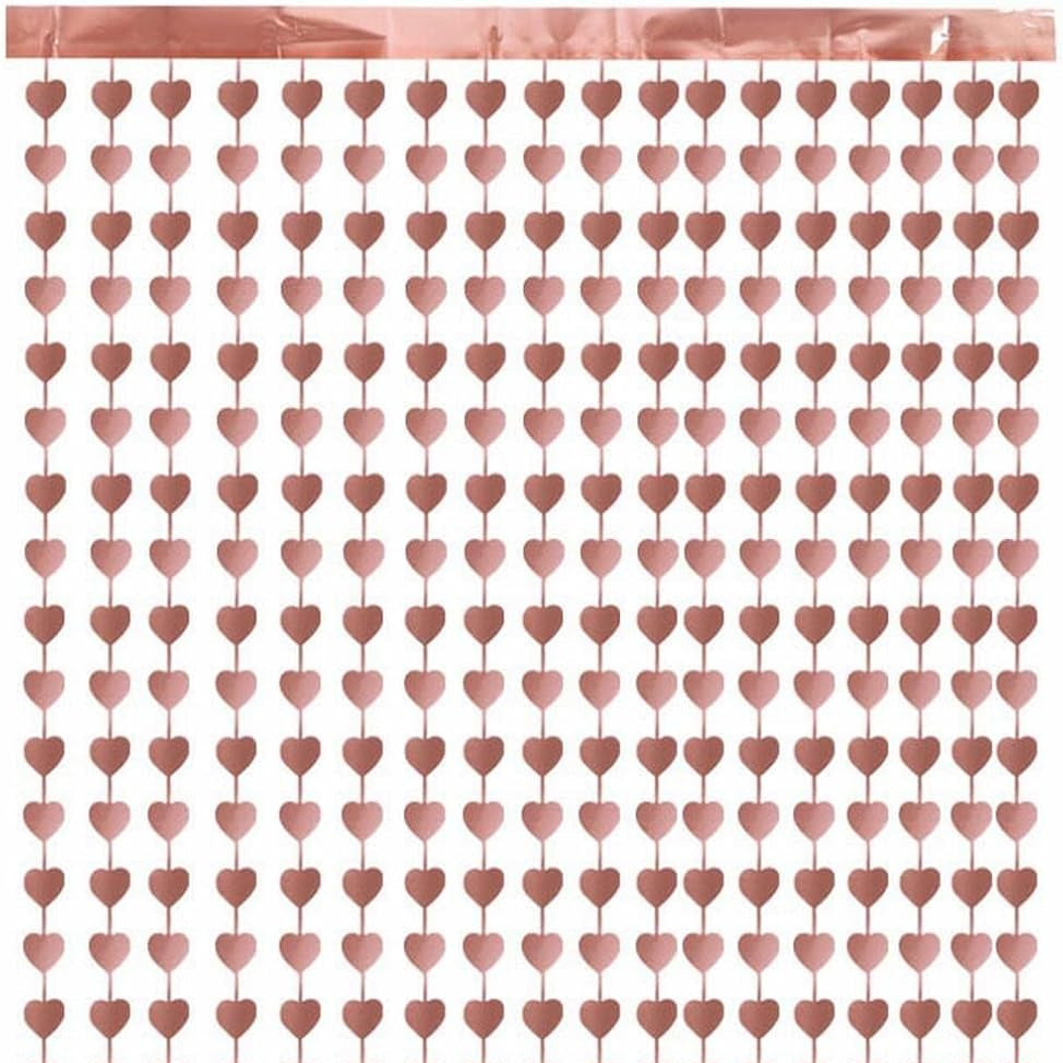 Folija aizkari Sirsniņas Party Curtain, rozā zelta, 100 x 245 cm, GNT5-019R