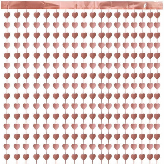 Folija aizkari Sirsniņas Party Curtain, rozā zelta, 100 x 245 cm, GNT5-019R