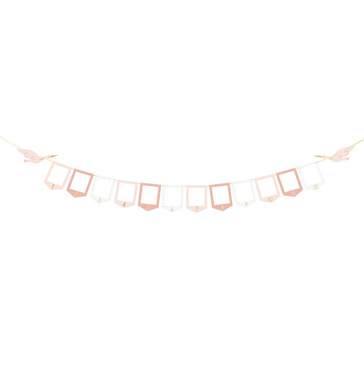 Foto rāmīšu virtene Stārķis, Photo Frame Garland Stork, 2.5m, GNZ2