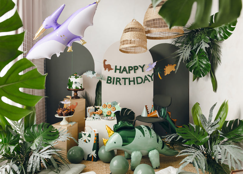 Dzimšanas dienas virtene - Happy Birthday Banner Dino, 3m, GRL106