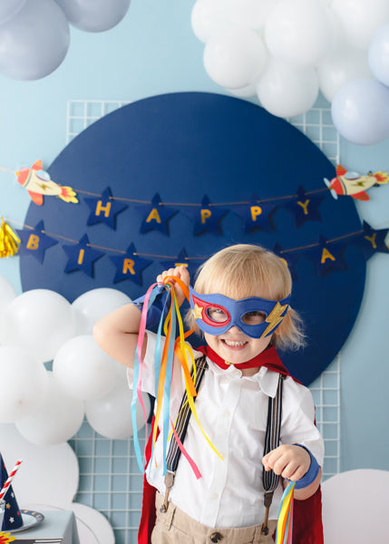 Dzimšanas dienas svētku virtene - Happy Birthday Banner Airplanes, 2.5m
