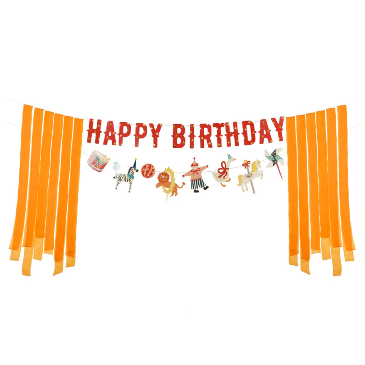 Dzimšanas dienas virtene - Happy Birthday Banner Circus, 275cm
Artikuls: GRL122