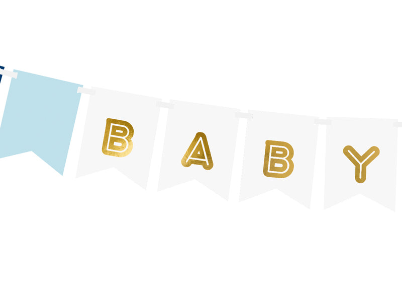 Svētku virtene ar uzrakstu "Baby Boy", 250cm