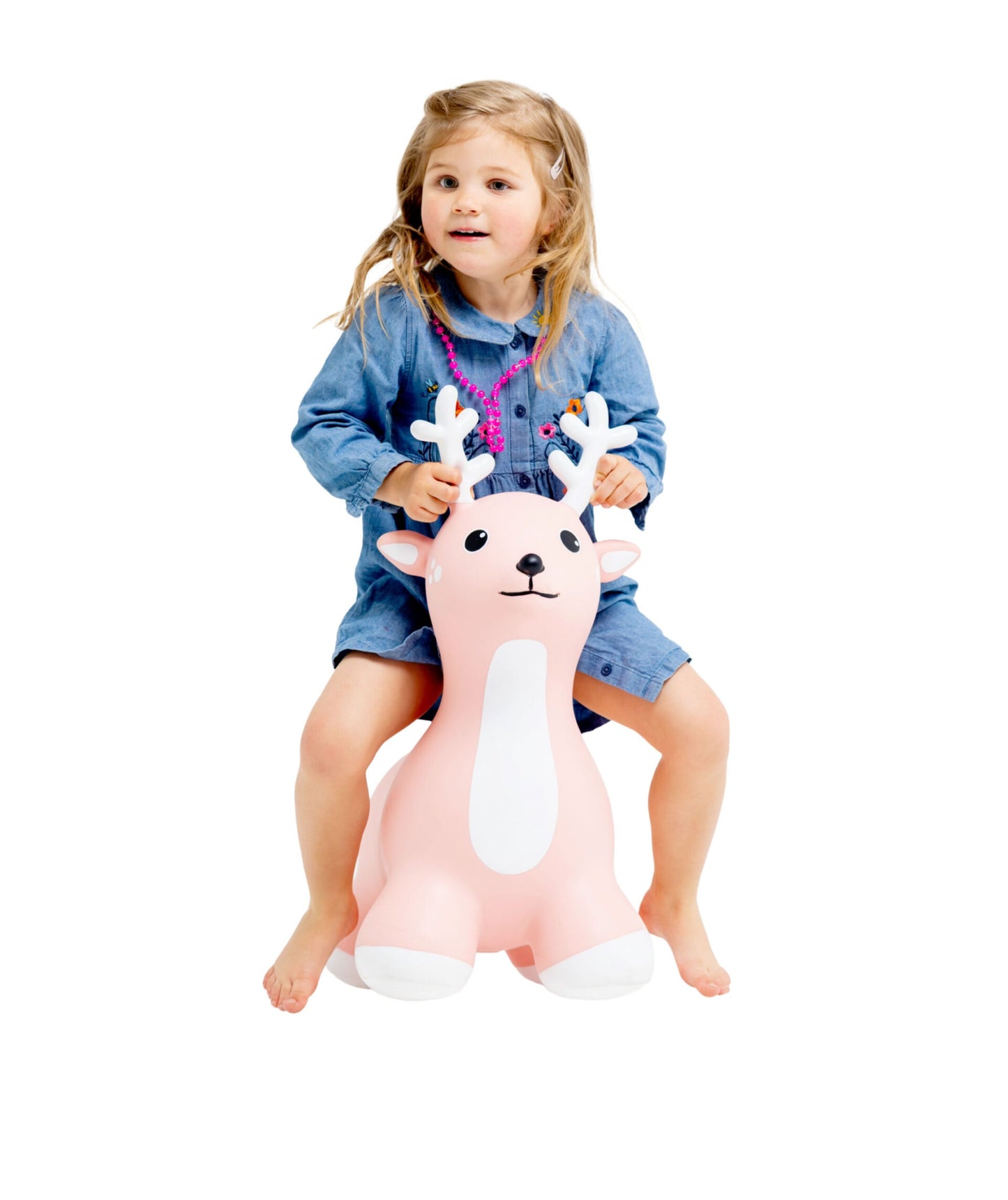 Lēkājošais dzīvnieks Briedis, rozā, Jumping Animal, My First Jumpy