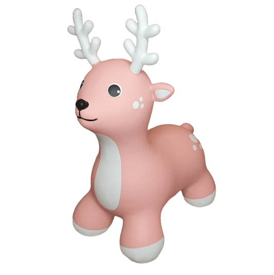 Lēkājošais dzīvnieks Briedis, rozā, Jumping Animal, My First Jumpy