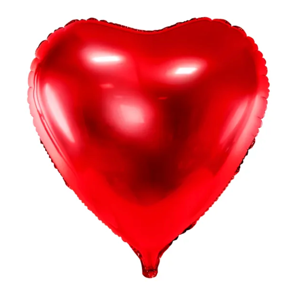 Sirds - folija balons, sarkans, pildīts ar hēliju, 68x72cm