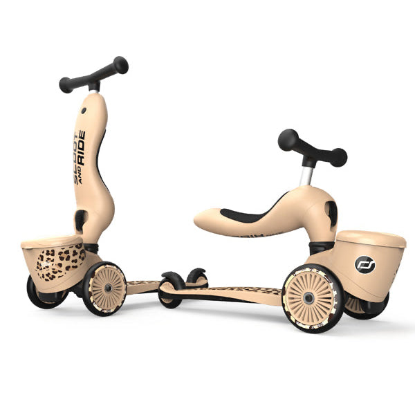 Transformējams skrejritenis Highway Kick 1 Lifestyle, Leopard, Scoot and Ride
