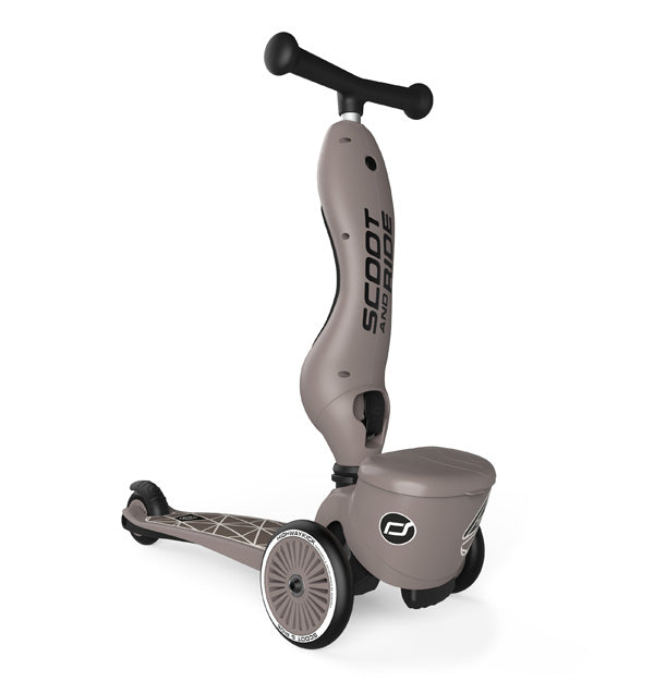 Transformējams skrejritenis Highway Kick 1 Lifestyle, Brown lines, Scoot and Ride