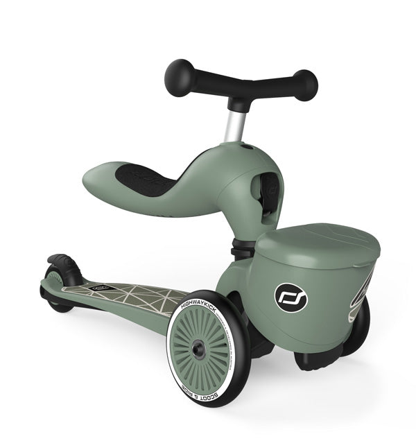 Transformējams skrejritenis Highway Kick 1 Lifestyle, Green lines, Scoot and Ride