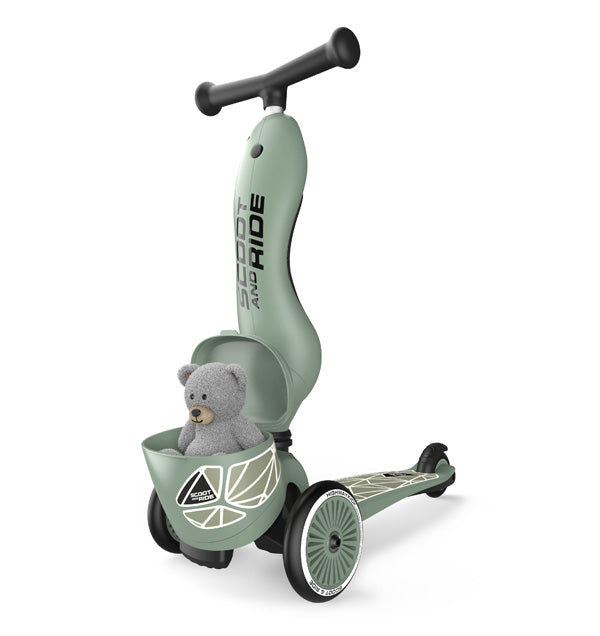 Transformējams skrejritenis Highway Kick 1 Lifestyle, Green lines, Scoot and Ride