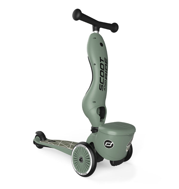 Transformējams skrejritenis Highway Kick 1 Lifestyle, Green lines, Scoot and Ride
