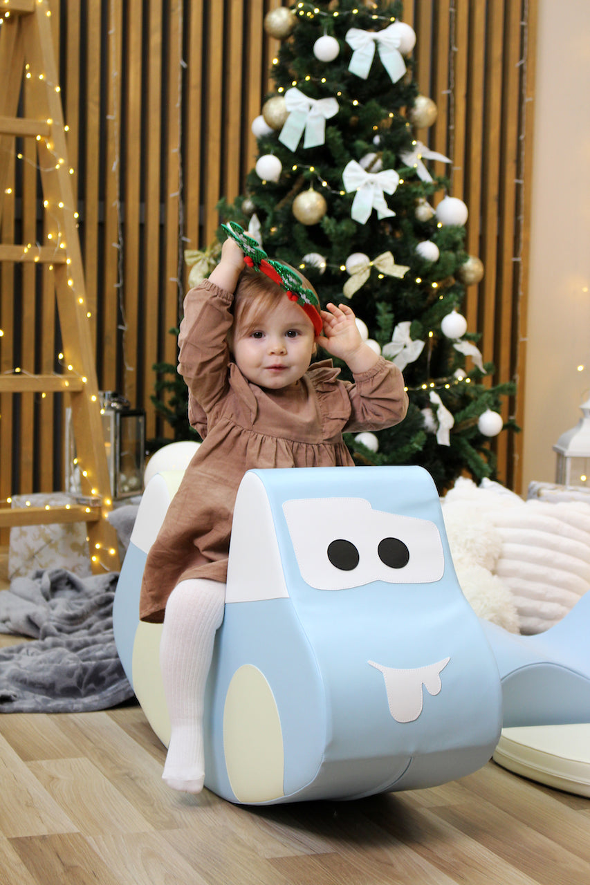 Šūpuļzirdziņš Auto, Soft Play Rocker Car, IGLU, R_CAR_11