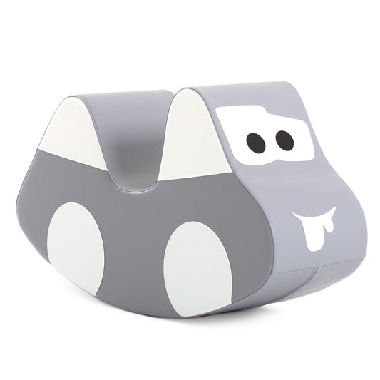 Šūpuļzirdziņš Auto, Soft Play Rocker Ride on Car Grey, IGLU, R_CAR_8